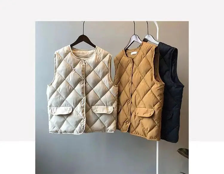 SITMCF Weste ärmellose Steppjacke - warm, Taschen S-XL