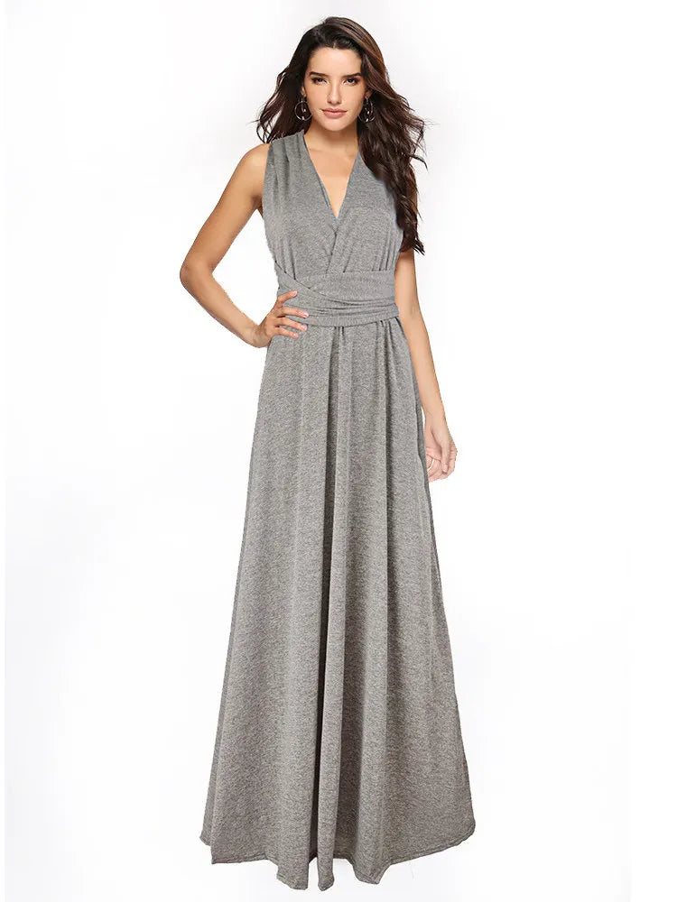 Sexy Women Boho Maxi Club Dress Red Bandage Long Dress Party Multiway Bridesmaids Convertible Infinity Robe Longue Femme