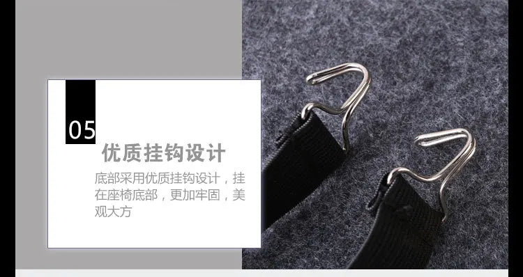 Geantă de depozitare universală pentru bancheta din spate a mașinii, organizator pentru portbagaj, geantă de depozitare elastică din pâslă, 6 buzunare, organizator agățat, accesorii auto 40 * 56CM