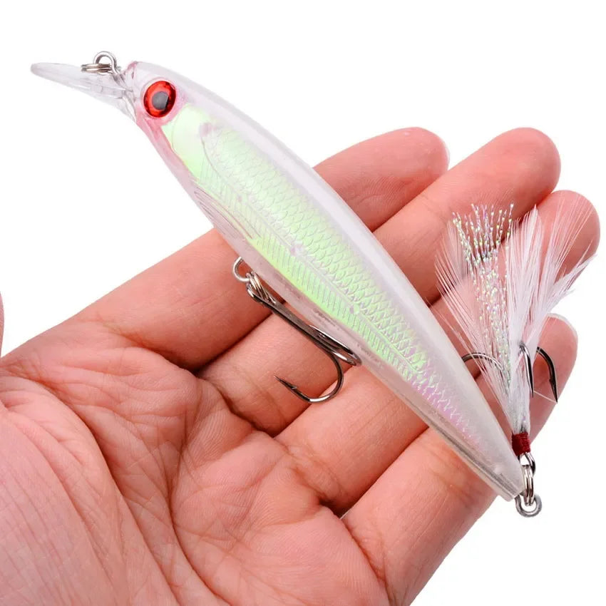 AOracle Laser Minnow Schwimmköder - 11cm 13g 0.6-1.8m
