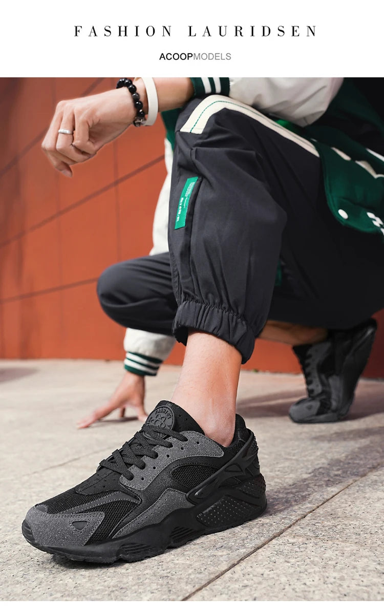 Male Sneakers Men’s Casual Shoes Running Sport Shoes Antislip Tennis Shoes for Men Mesh Breathable Outdoor Fashion Sports Shoes