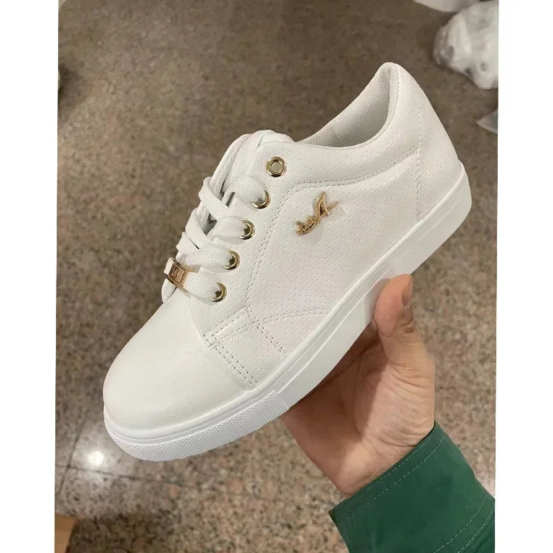 Woman Spring Autumn Casual Tennis Sneakers White Sport for Women Outdoor Jogging Lightweight Platform Shoes Tenis Feminino Flats