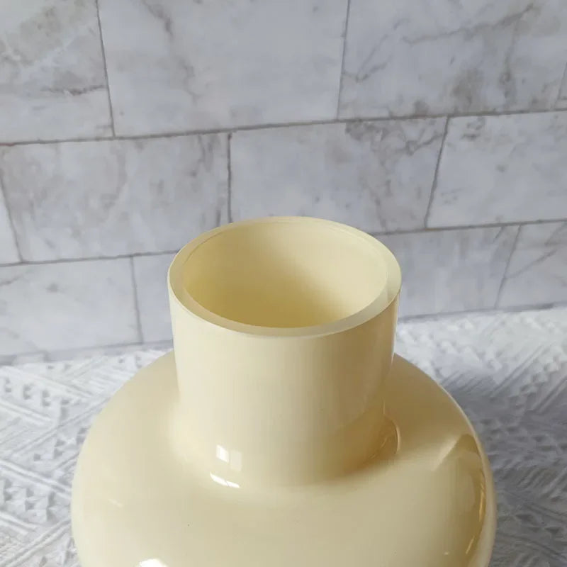 Green Pot Bellied Glass Vase Floral Arrangement Accessories Hydroponics Terrarium Flower Vase Home Decoration Accessories