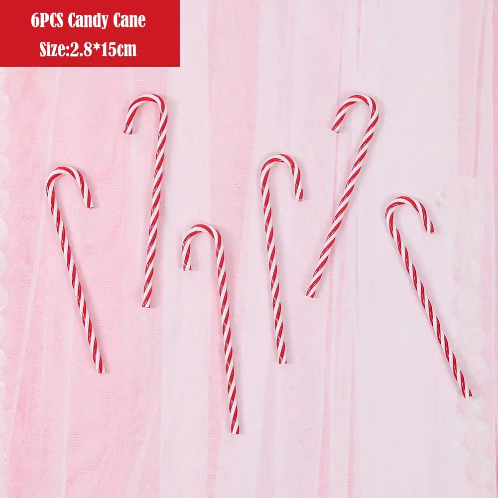 Weihnachtsdekoration, Weihnachtsbaum, Plüsch-Anhänger, Weihnachtsmann, kleine Glocke, Elch, Schneeflocke, Schleife, Stern, Glückstüte, Zuckerstangen-Anhänger