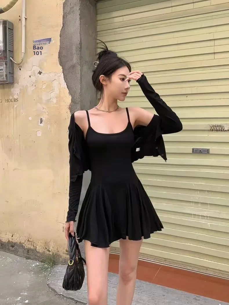 Croială în talie cu stil Choice Pure Desire - Poliester până la genunchi