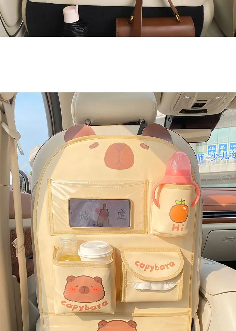 Car Seat Back Storage Bag Hanging Bag Multifunctional Storage Box Car Seat Back Storage Bag Car Interior Decoration Supplies