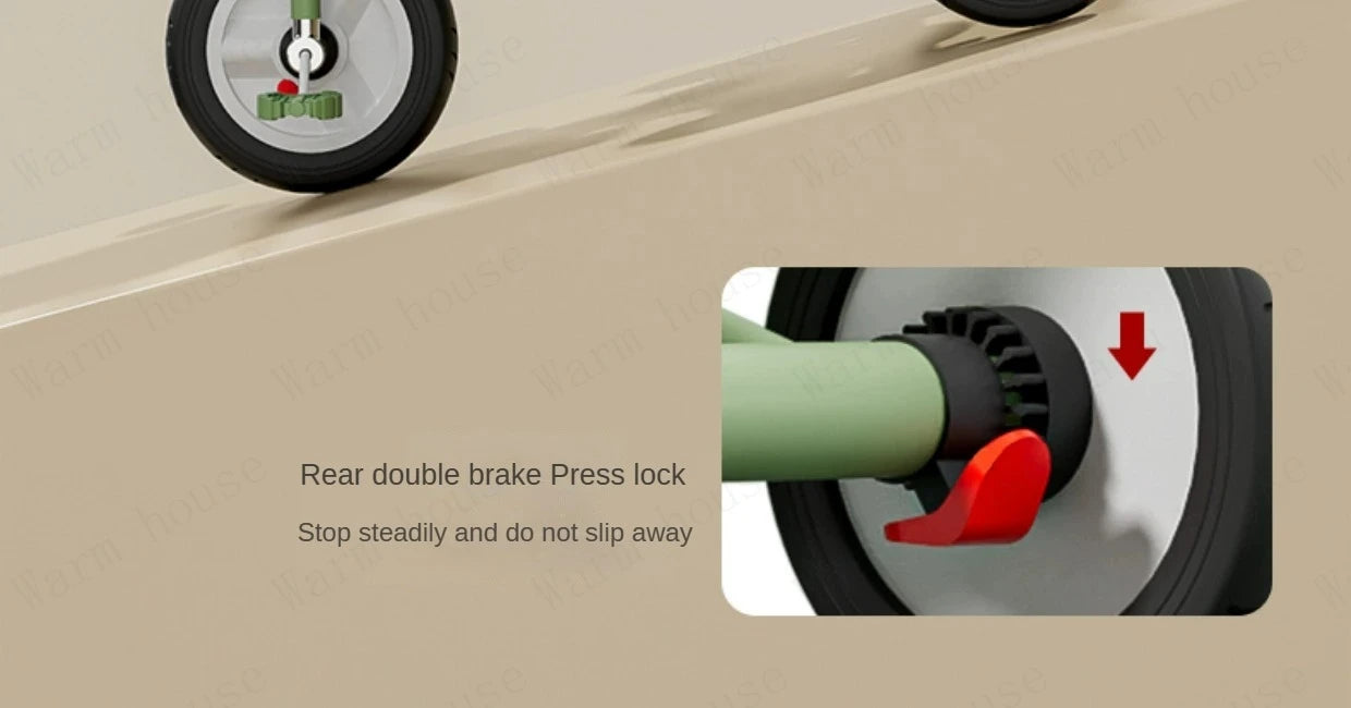 Neues Kindertrikot, Recliner und Sitzender Foldable Portable Stroller, 1-6 Jahre Alt Multifunktionales Kinderfahrrad