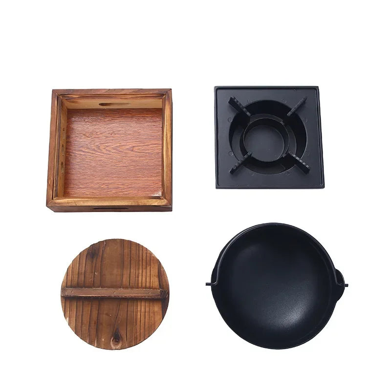 Pots for Kitchen Utensil Non Stick Pots for Cooking Set Cookware Accessories Sets Pan Pot Non-stick Kit Utensils Nonstick Dining