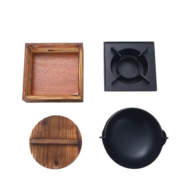 Pots for Kitchen Utensil Non Stick Pots for Cooking Set Cookware Accessories Sets Pan Pot Non-stick Kit Utensils Nonstick Dining - Golden Bridge Store