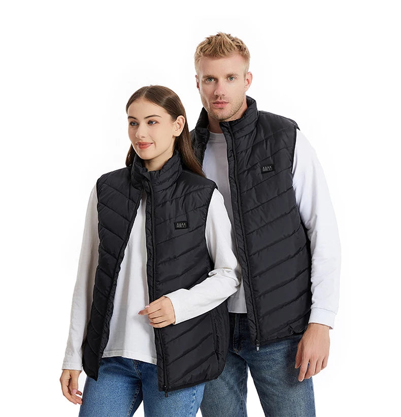 TODWARM M01 Beheizte Weste - Kapazität 6000mAh, Leistung 5V 2A, Größe One Size Universell Passform