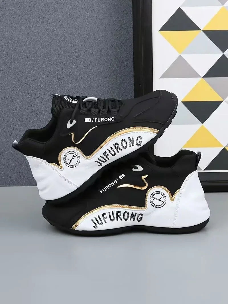 Man 2024 Luxury Sneakers Sports Shoe Women Casual Sneakers Chunky Sneakers Couples New Designer Soft-soled Leather Running Shoes