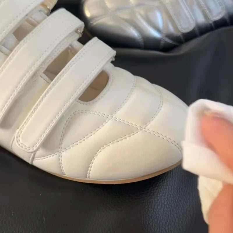 Women Loafers Shoes Fashion Retro Sandals Flats Elegant Woman Summer Shoes 2025 Trend Designer Shallow Cozy Lolita Zapatos Mujer
