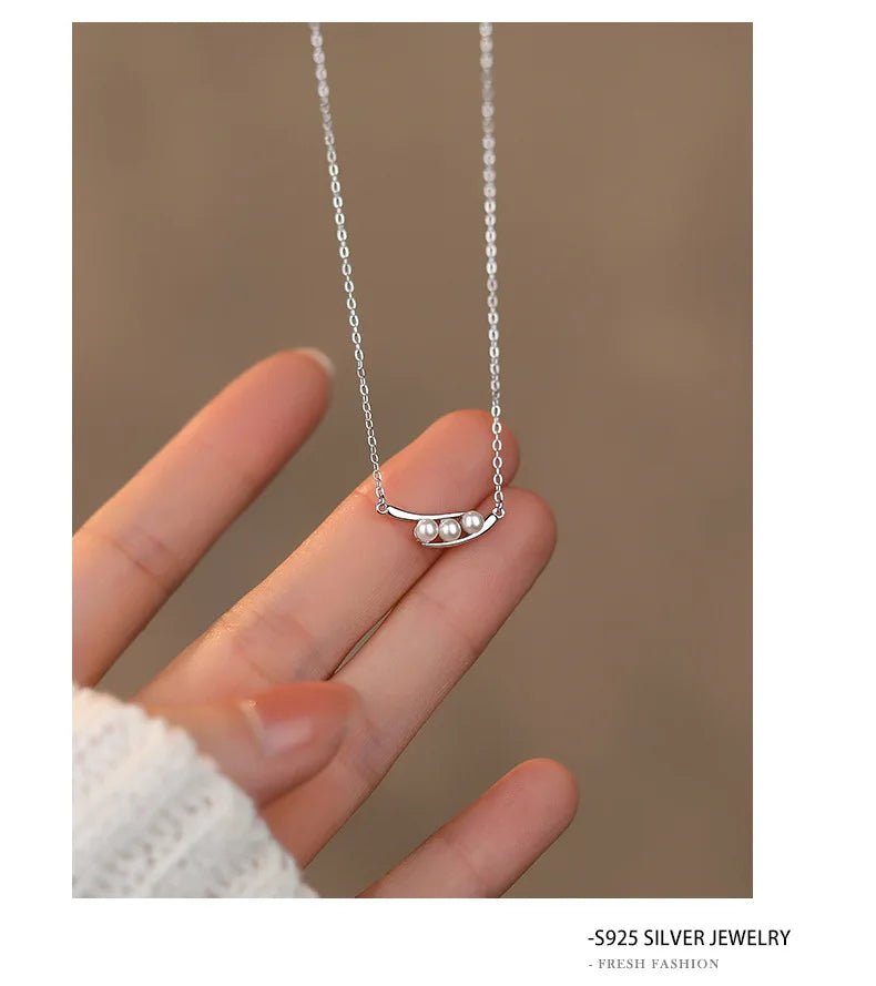 OBEAR XL864 Perlenanhänger Luxus Damen - 925 Silber 1.2g