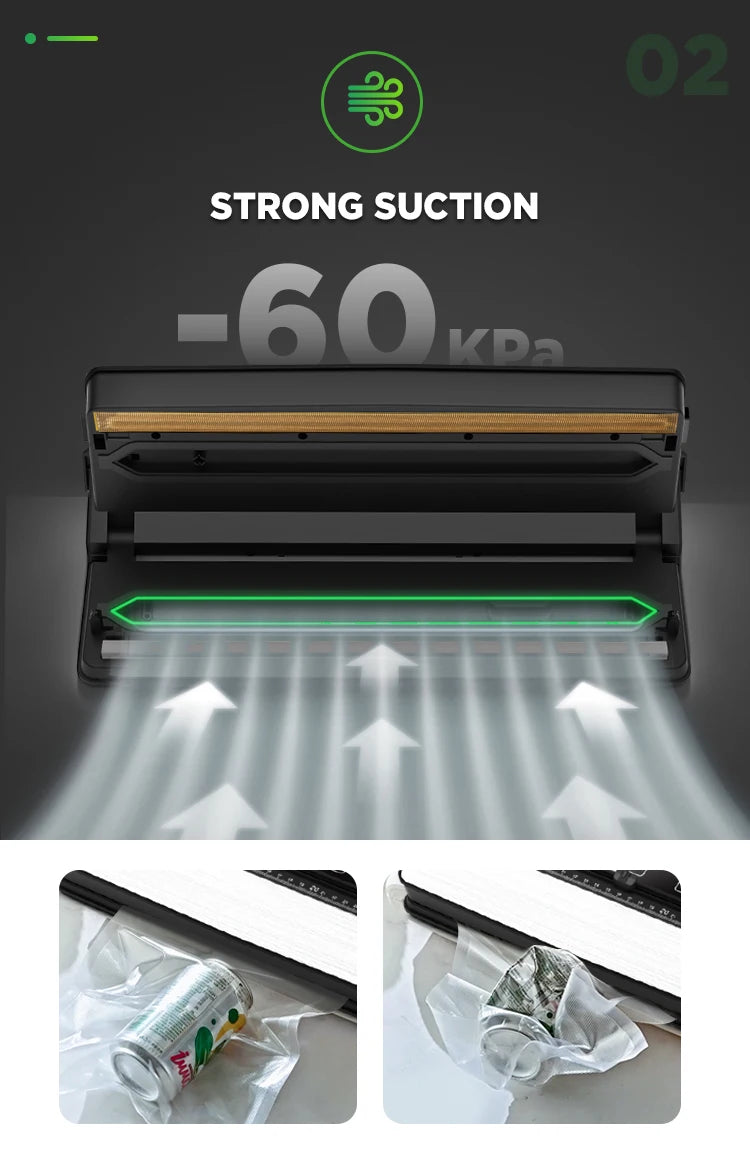 Vakuum-Versiegelungsgerät 2025: Doppelpumpe Thermal-Sealing - Food Preservation Collection