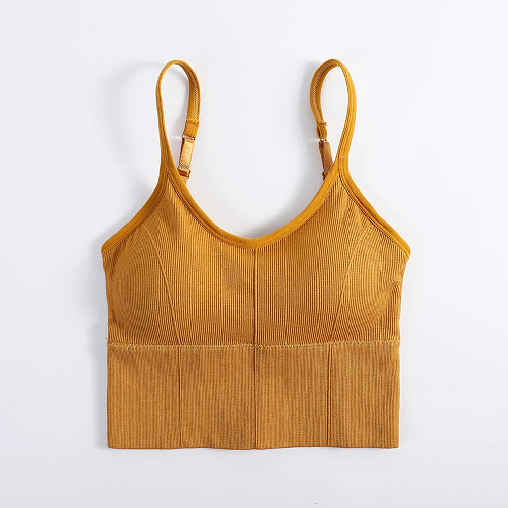 Women elegant Tops Tube Push Up Bra Female Streetwear Sleeveless Camis Seamless Sport Lingerie Tee Crop Top Bandeau Top Tanks