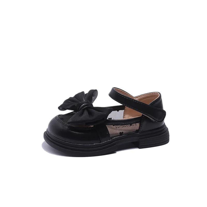 Mädchen Gehschuhe 2025 - Baby Mädchen Weiche Sohle Casual Schuhe - Frühling Herbst Schleife Runde Zehen Prinzessin Rutschfest