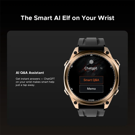 DOOGEE Anywise W1 AMOLED - Akkulaufzeit 18 Tage, Bluetooth 5.3, 1,43 Zoll