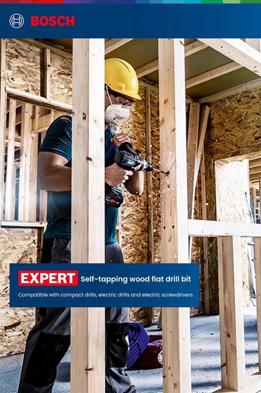 Bosch Impact Electric Drill Screwdriver Drill Bits Wood Drilling Self-tapping Thread  Alloy Steel 1/4 " HEX Shank Drill Bits