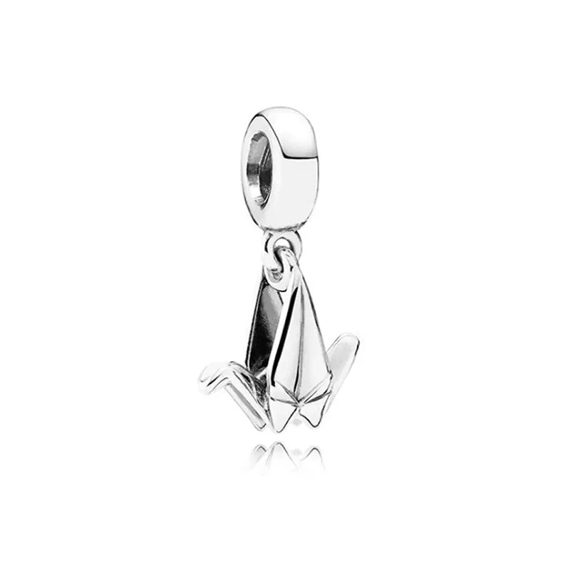 Neue 925 Silber Lernhilfe Schultasche Uhranhänger Charms Beads Fit Original Pandora Armband DIY Schmuck Für Frauen 2024