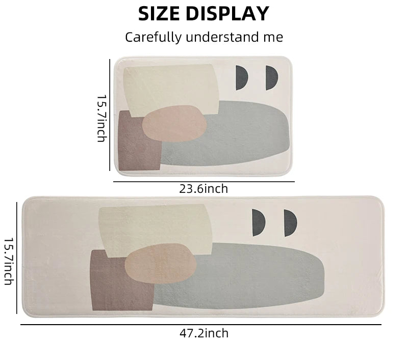 Cartoon Bedroom Carpet Home Bedside Blanket Long Strip Plush Bed Front Floor Mat Living Room Sofa Coffee Table Non-slip Foot Ma