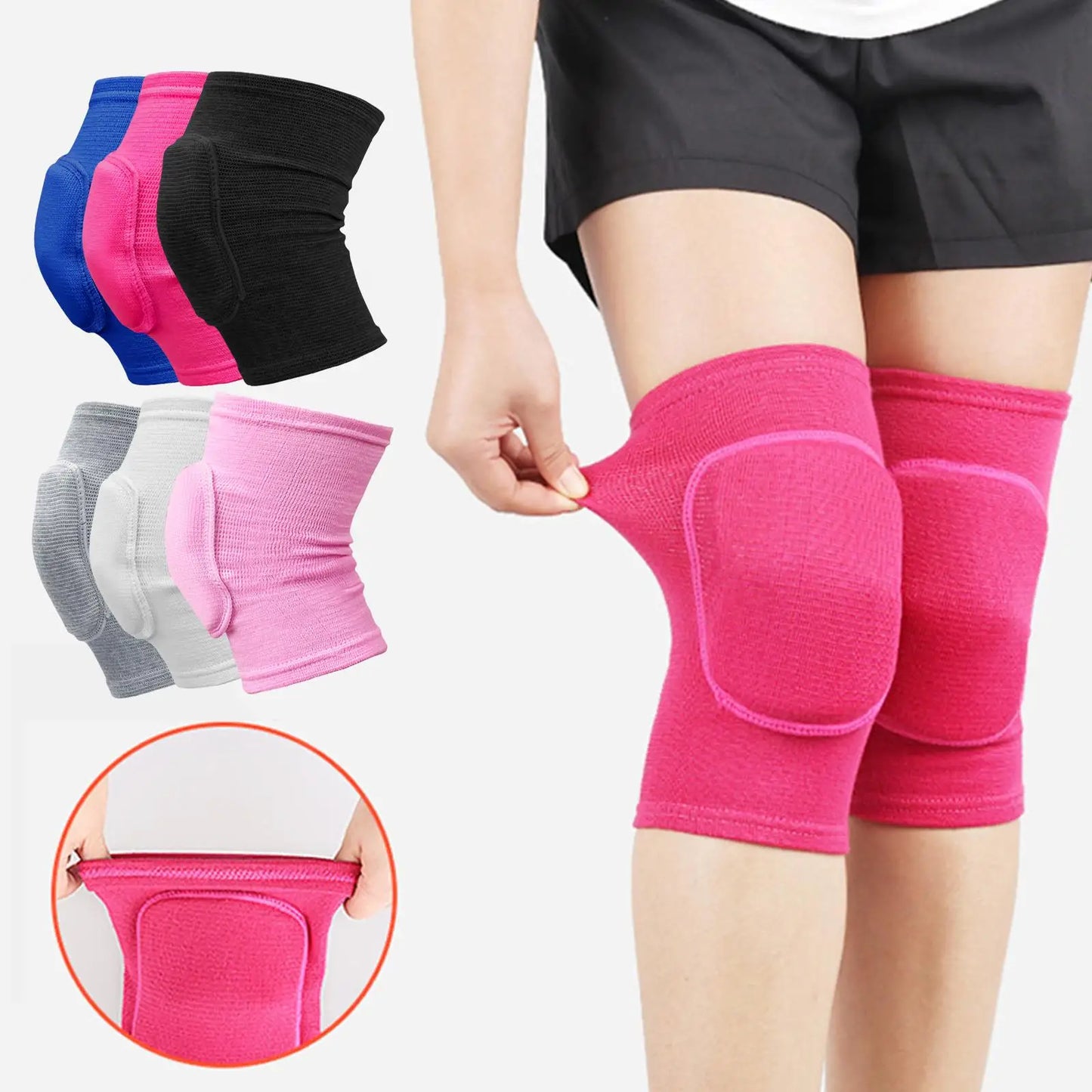 Schutz Sport Knie Pads 2025 - Männer Frauen Kinder Knie - Knie Bandagen Tanz Yoga Volleyball Fußball Radfahren Tennis 1 Paar