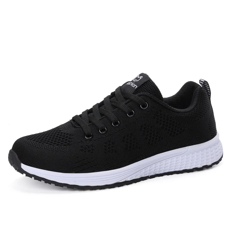 Women Casual Sneakers Fashion Breathable Mesh Flat Shoes Women's Outdoor Comfortable Non-slip Walking Shoes Tenis Feminino