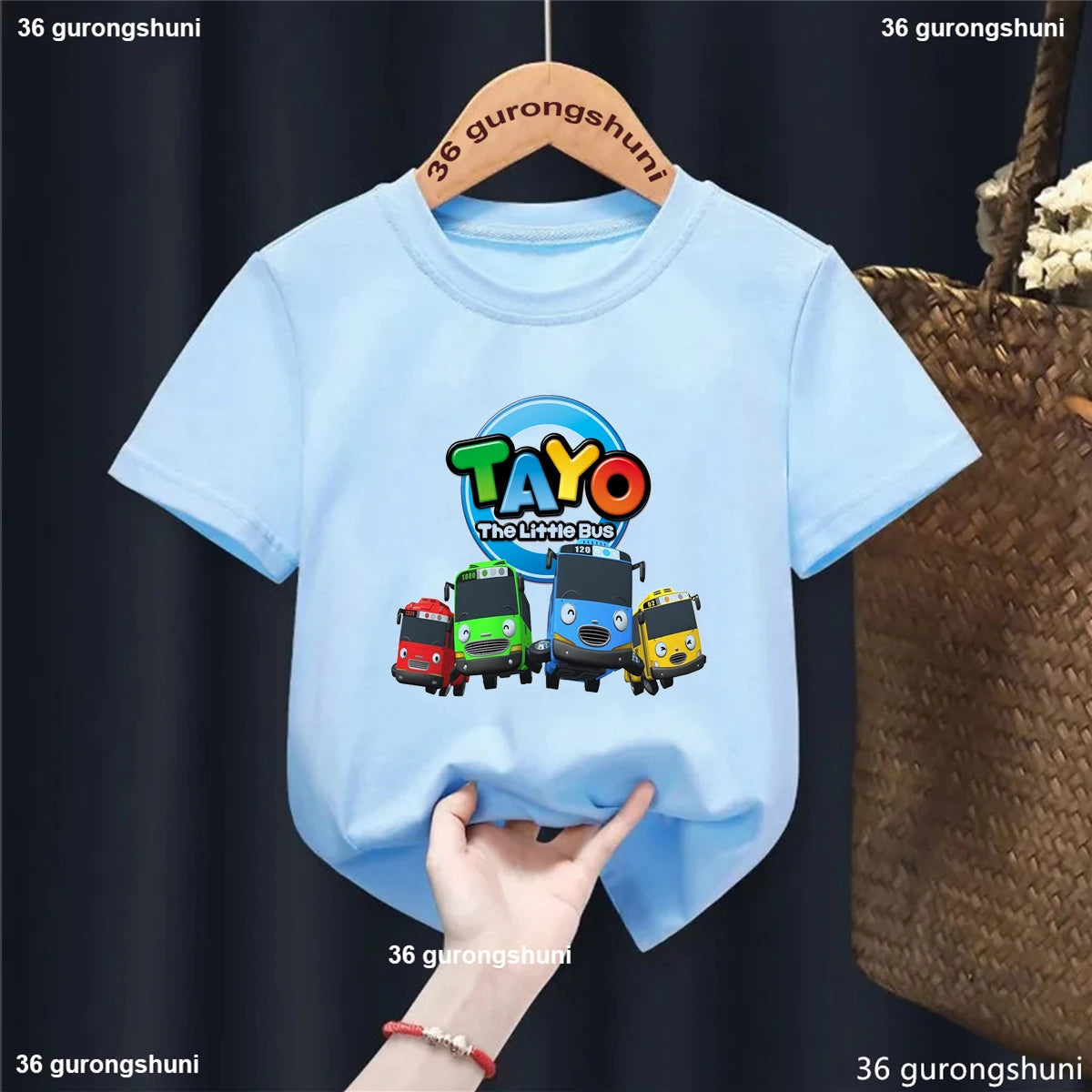 Jungen-T-Shirt 2025: Tayo Bus & Freunde - Lizenzierte Cartoon-Collection