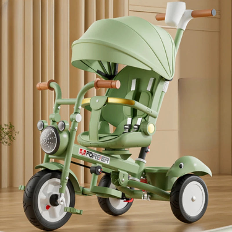 Neues Kindertrikot, Recliner und Sitzender Foldable Portable Stroller, 1-6 Jahre Alt Multifunktionales Kinderfahrrad