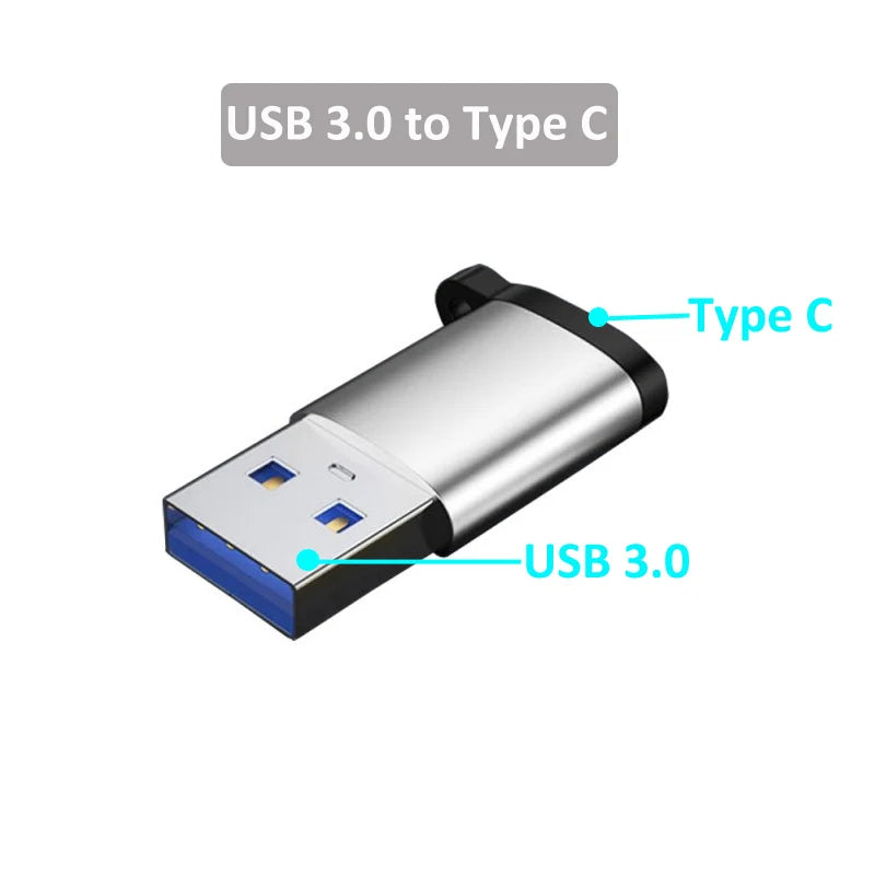 OTG-Adapter Typ C zu USB3.0 - Hochleistungs-Verbinder für Laptop und Handy