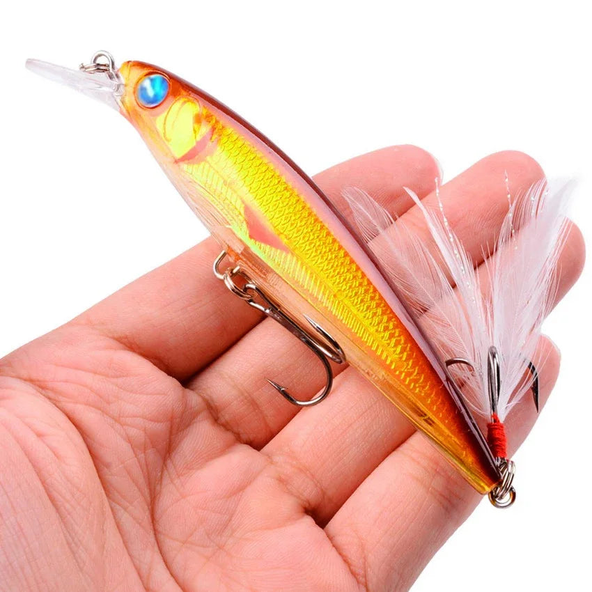 AOracle Laser Minnow Schwimmköder - 11cm 13g 0.6-1.8m