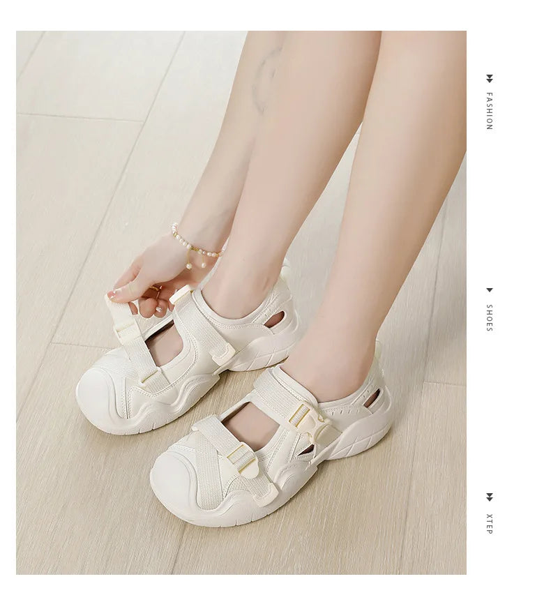 Vintage Clunky Sneaker breathable Shoes for Women Casual Hollow Out Sneakers Fashion shoe Sports