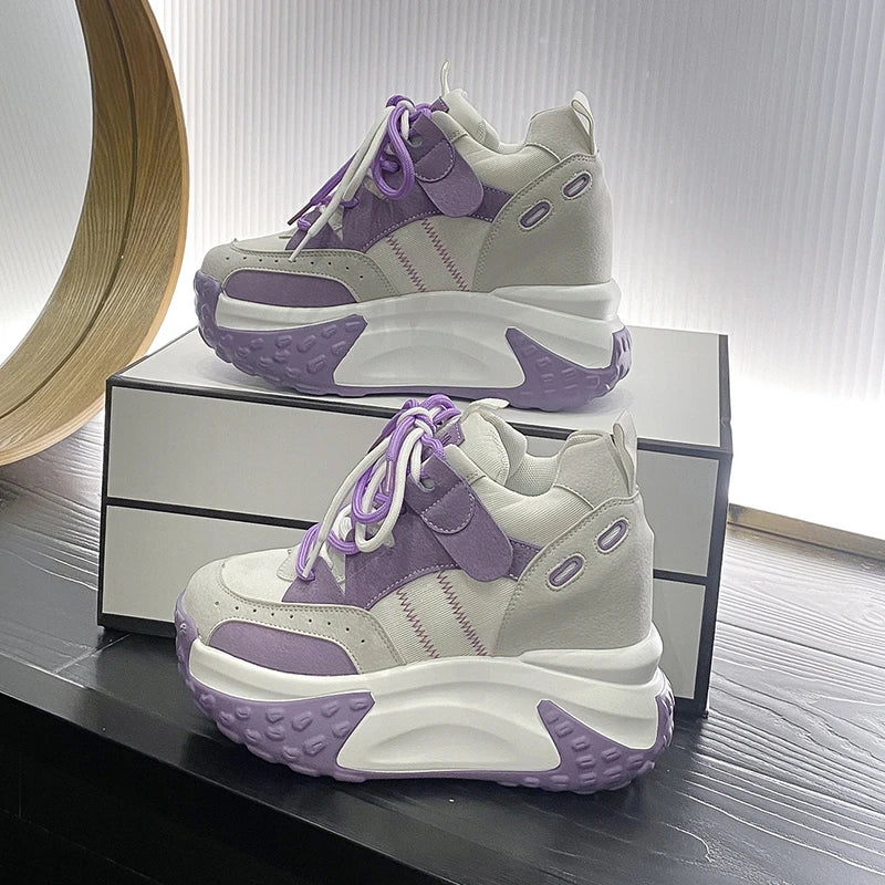 Rockynice 921 Atmungsaktiv Plateau Sneaker - 10,5cm 4cm