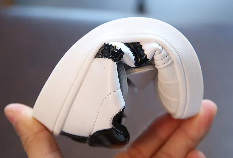 Baby Schuhe 2025 - Jungen Sneakers Mädchen Kleinkind Schuhe - PU Leder Flats Fashion Weiche Kinder Casual Schuhe