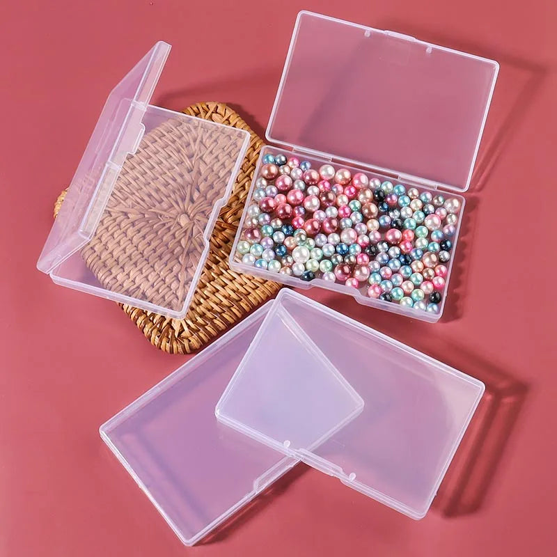 Plastik Schmuck Boxen Plastik Werkzeug Box Verstellbar Handwerk Organizer Lagerung Perlen Armband Schmuck Boxen Verpackung Großhandel