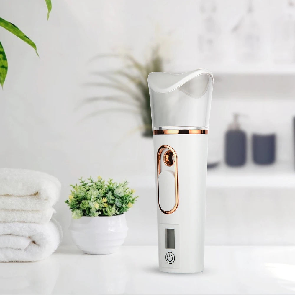Beauty-Vernebler 2025: Handheld-Nano Mini-Moisturizing - LED Display Collection