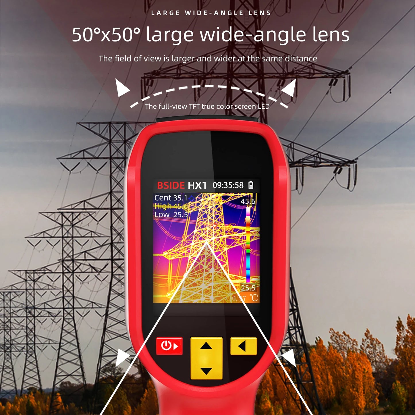 Wärmebildkamera 2025: BSIDE Handheld Thermal Imaging - 240X240 Temperatur-Messgerät für PCB, Automobil und Pipeline-Inspektion