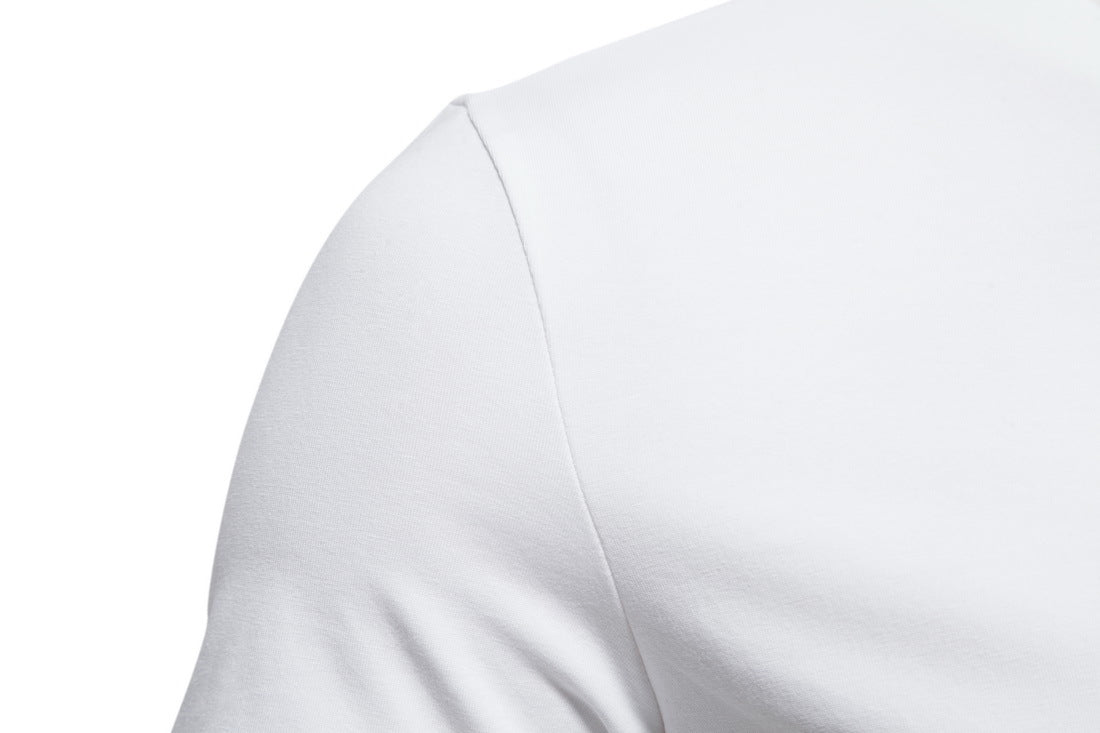 Mens Short Sleeve Henley Shirts Casual Cotton Slim Fit Basic Summer V Neck T-Shirt