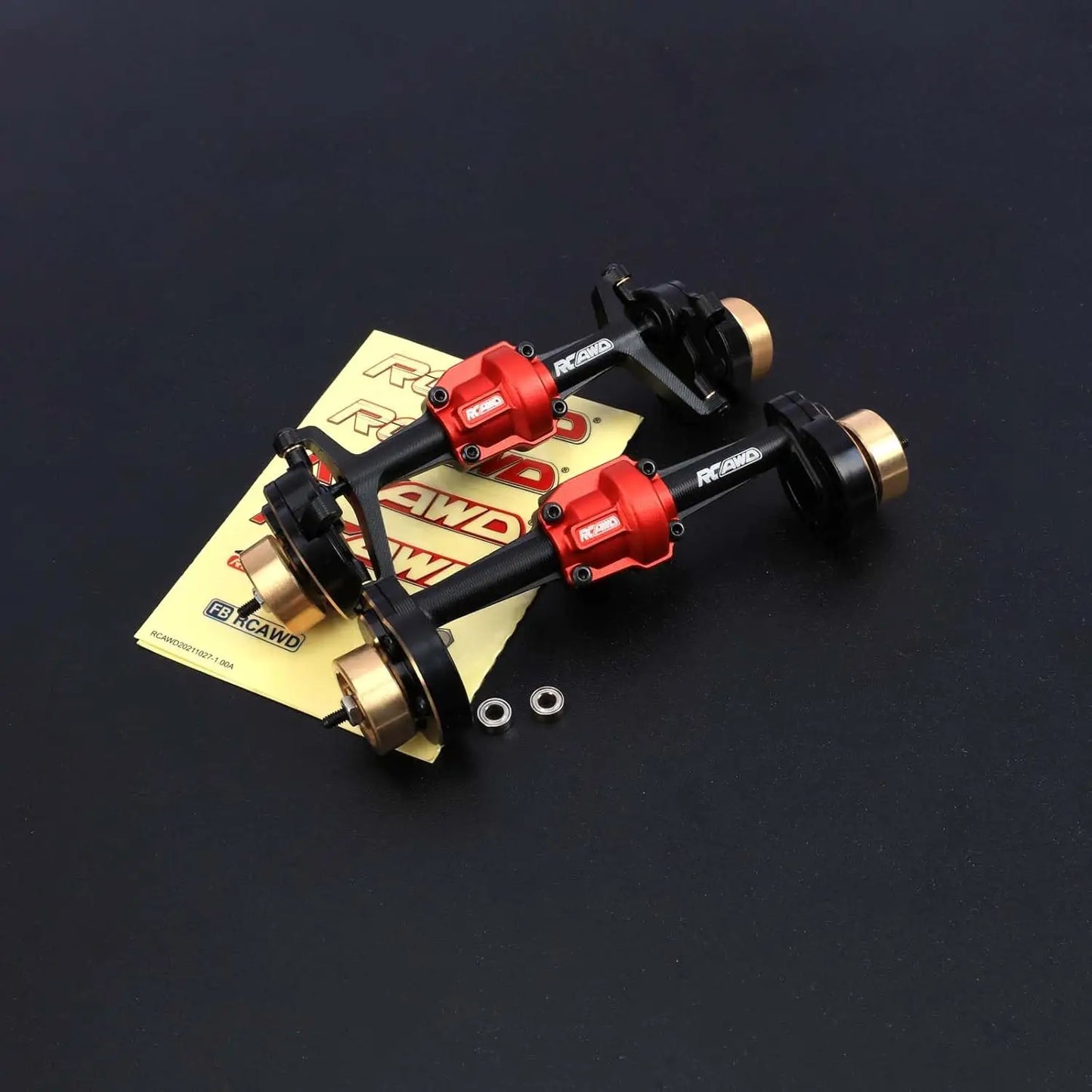 RCAWD Aluminum Front & Rear Portal Axle 195g For 1/18 HOBBYPLUS 4WD Crawlers upgrades parts