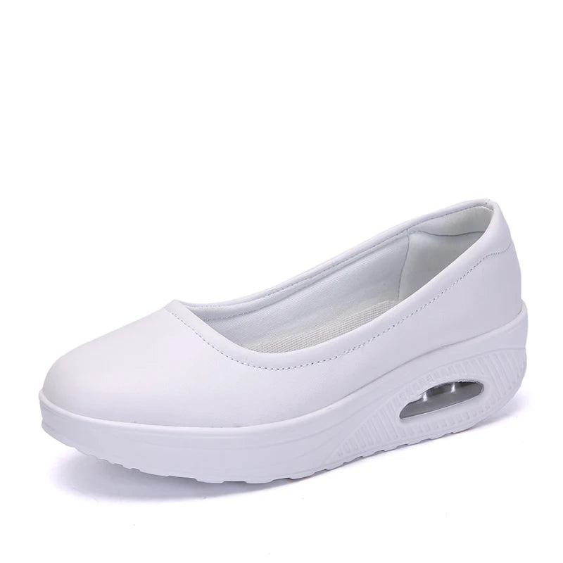 Stuccco Ballerina Slipper Komfort Damen - PU 3cm Absatz
