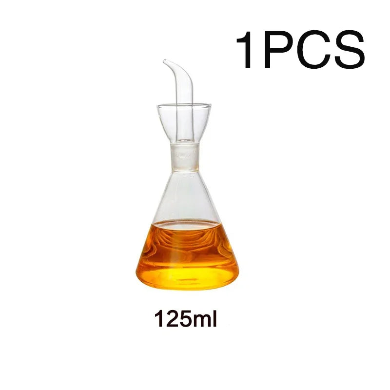 High Borosilicate Glass Oil Pot Household Leak-proof Oil & Vinegar Pots Kitchen Soy Sauce Pot Tank Seasoning Bottle