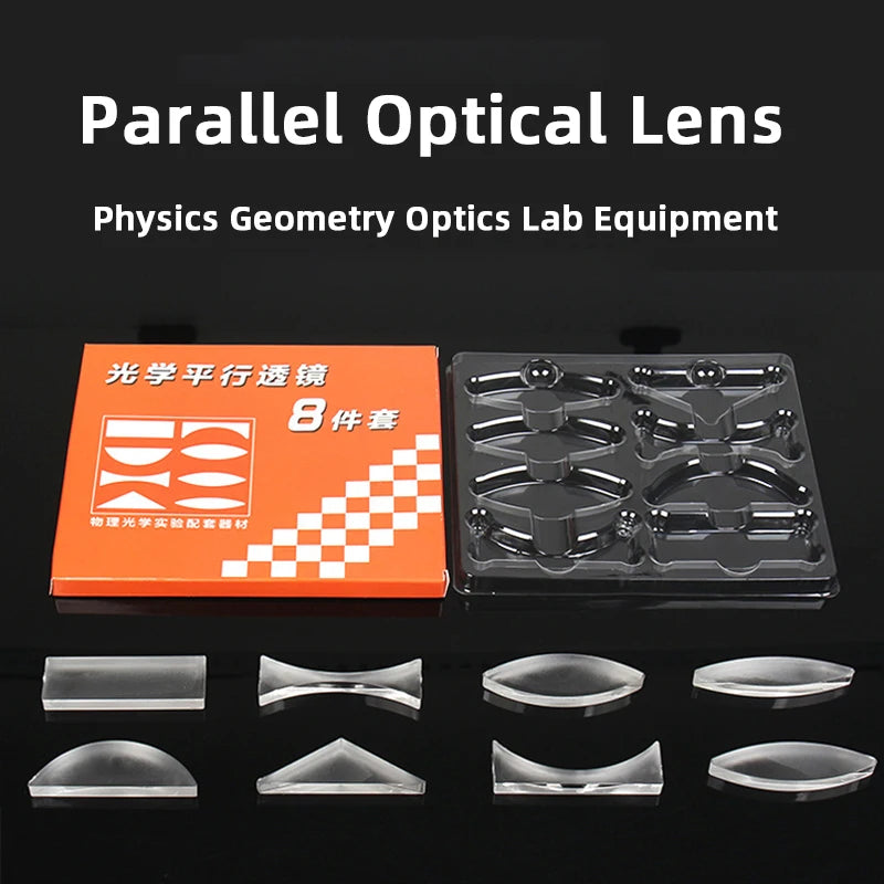 Geometric Optics Experiment Set Optical Lens Kit Convex Concave Lens Light Refract Reflect Physics Teaching Kid Science Gift