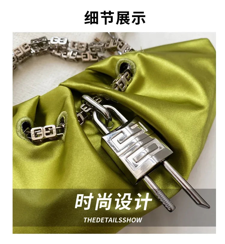 New Fashion Chain Handbags for Women Luxury Crossbody Bag Designer Shoulder Bag Black Female Purse Sac Femme