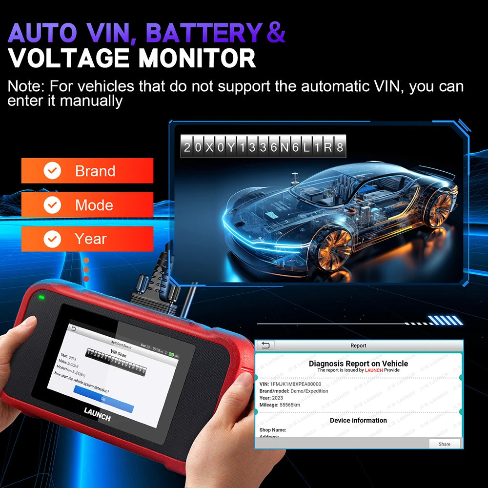 LAUNCH X431 CRP129E Auto OBD2 Diagnosewerkzeug