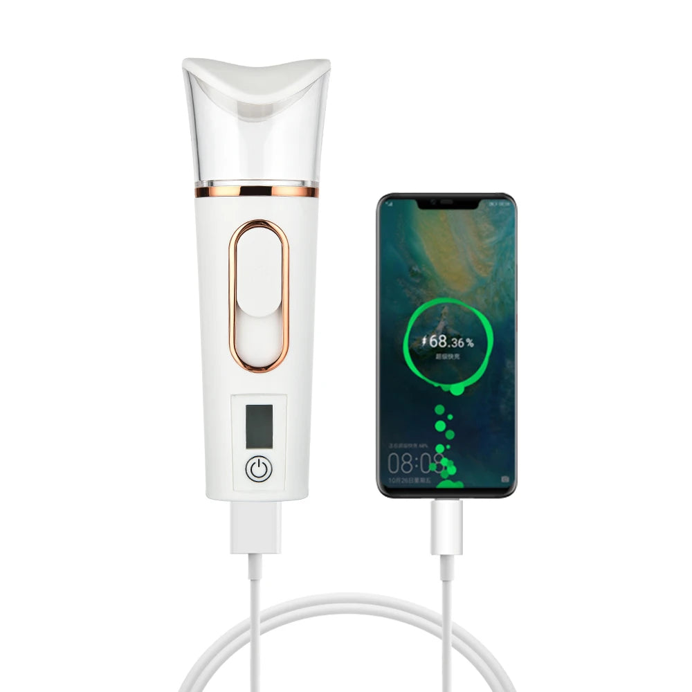Beauty-Vernebler 2025: Handheld-Nano Mini-Moisturizing - LED Display Collection