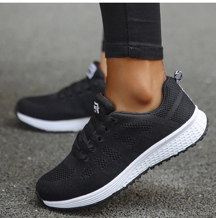 Women's Sneaker Fashion 2025 New Breathable Shoes Women Vulcanized Sneaker Woman Lace Up Tenis Feminino Sneakers For Women