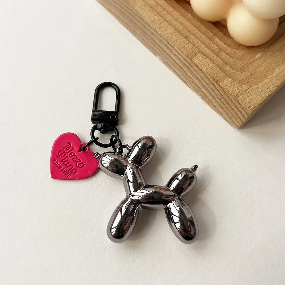 Damen Schlüsselanhänger 2025 - Adorable Balloon Dog Y2k Bag Charms Cute Puppies Acrylic