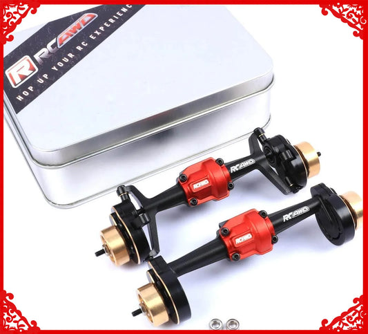 Ax portal față și spate din aluminiu RCAWD 195g pentru piese de upgrade pentru HOBBYPLUS 4WD Crawlers 1/18