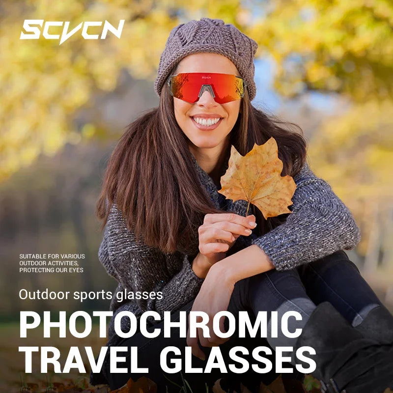 SCVCN S1412 Photochrome Sonnenbrille - 145mm/55mm PC