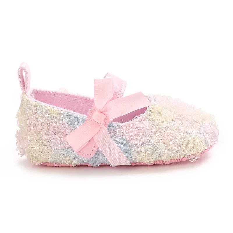 Baby Mädchen Schuhe 2025 - Süße Blume Rutschfeste Sohle Mary Jane Stil - Mode Sandalen Frühling Sommer 0-12M
