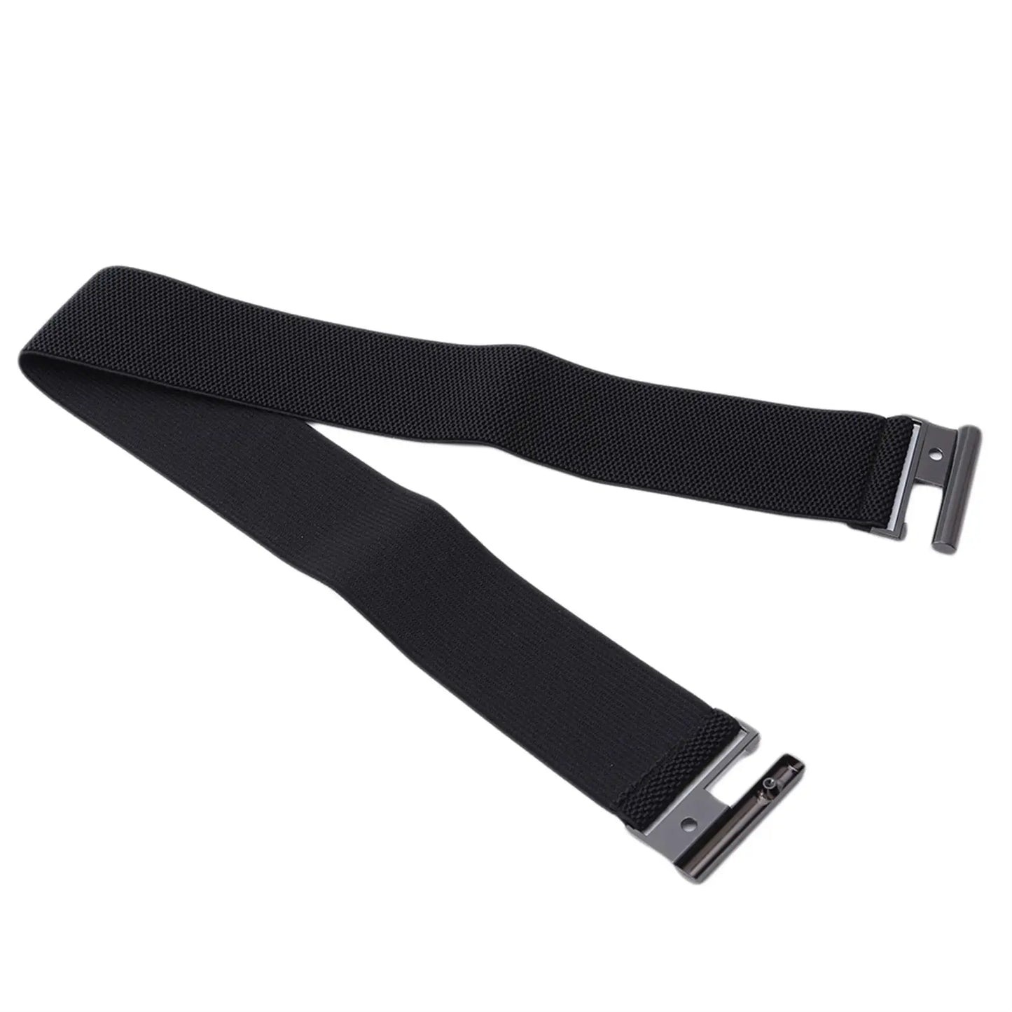 Women Elastic Belt Simple Solid Color Down Coat Waist Belts Female High Quality Elegant Lady Buckle Cummerbands Waistband Corset